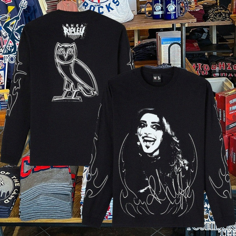 Ovo X Wwe Black Rhea Ripley T-shirt