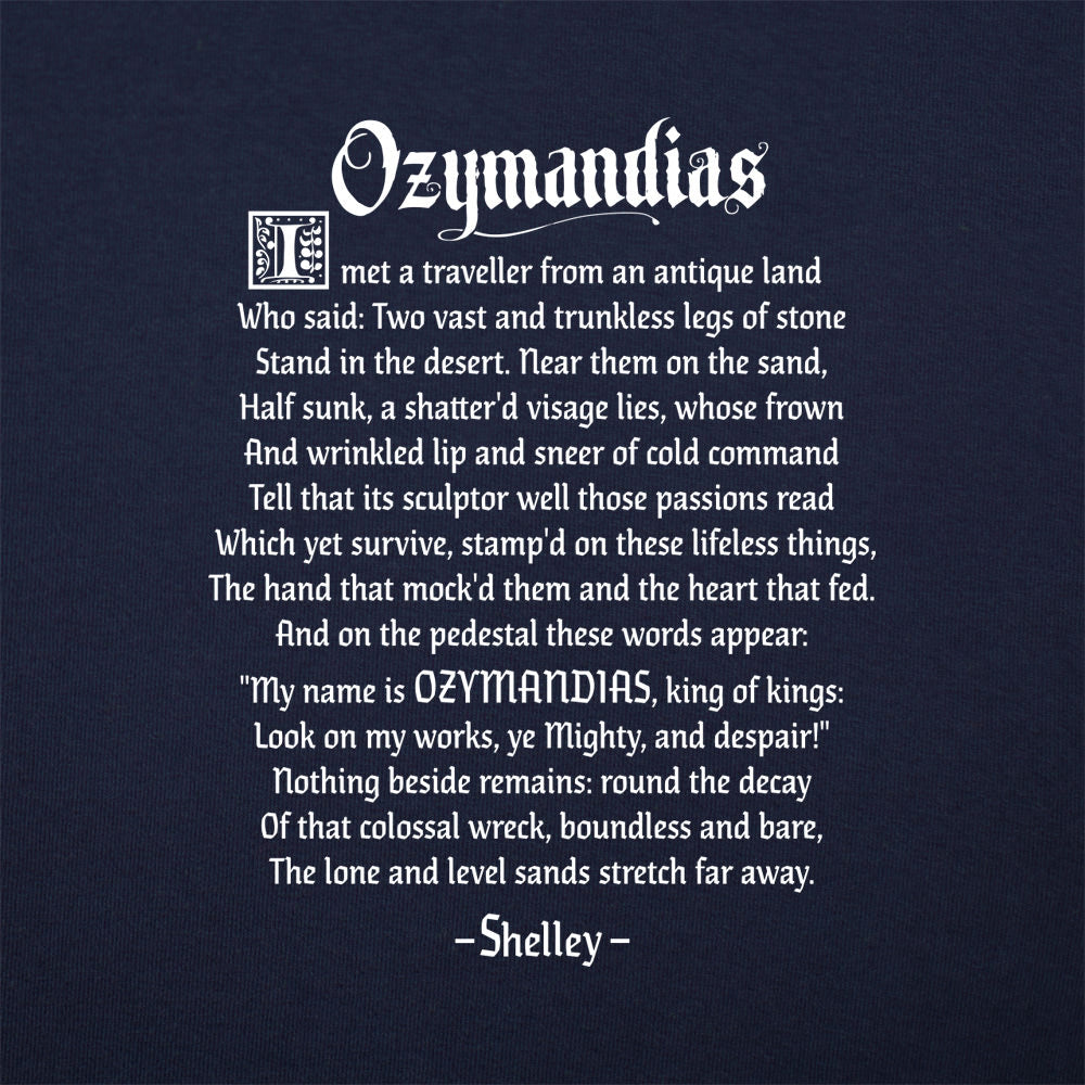 Ozymandias Full Poem by Percy Shelley