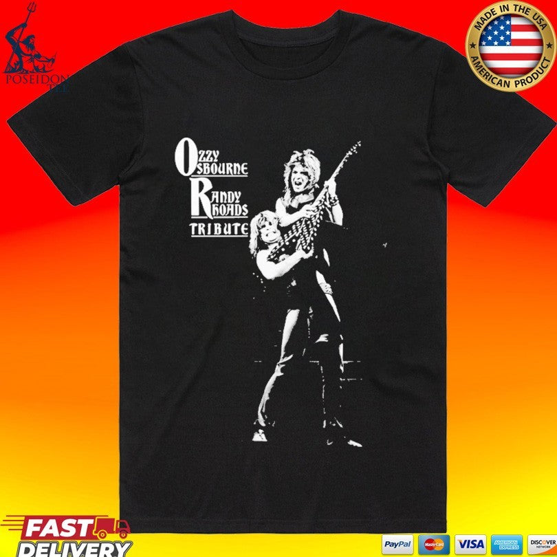 Ozzy Osbourne Randy Rhoads Tribute T-shirt