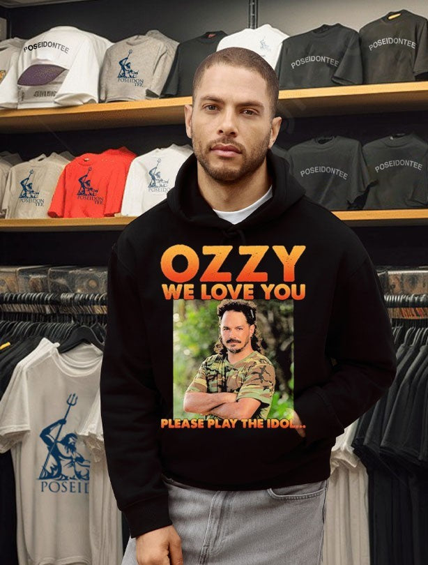 Ozzy We Love You Please Play The Idol T-shirt