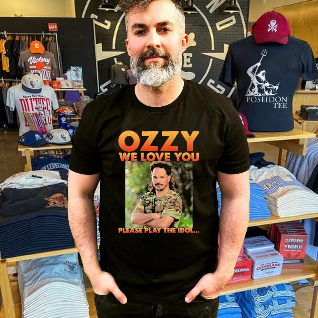 Ozzy We Love You Please Play The Idol T-shirt