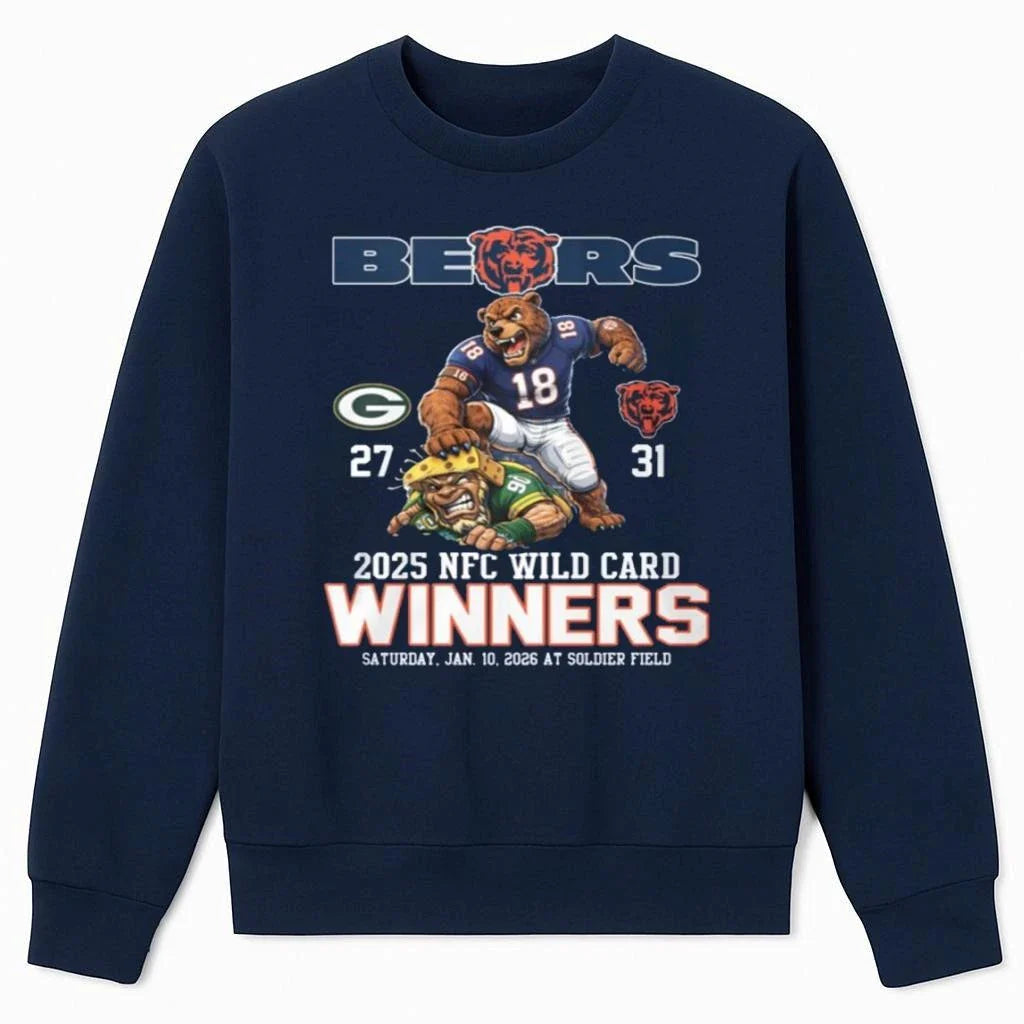 Packers 27-31 Bears 2025 NFC Wild Card Winners Shirt