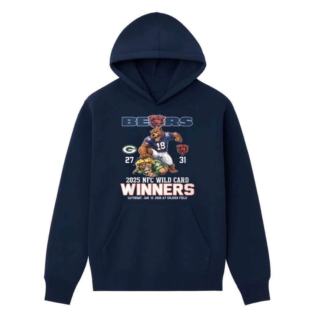 Packers 27-31 Bears 2025 NFC Wild Card Winners Shirt