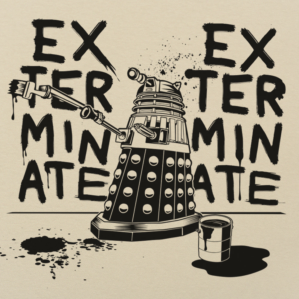 Paint Exterminate Robot Graffiti