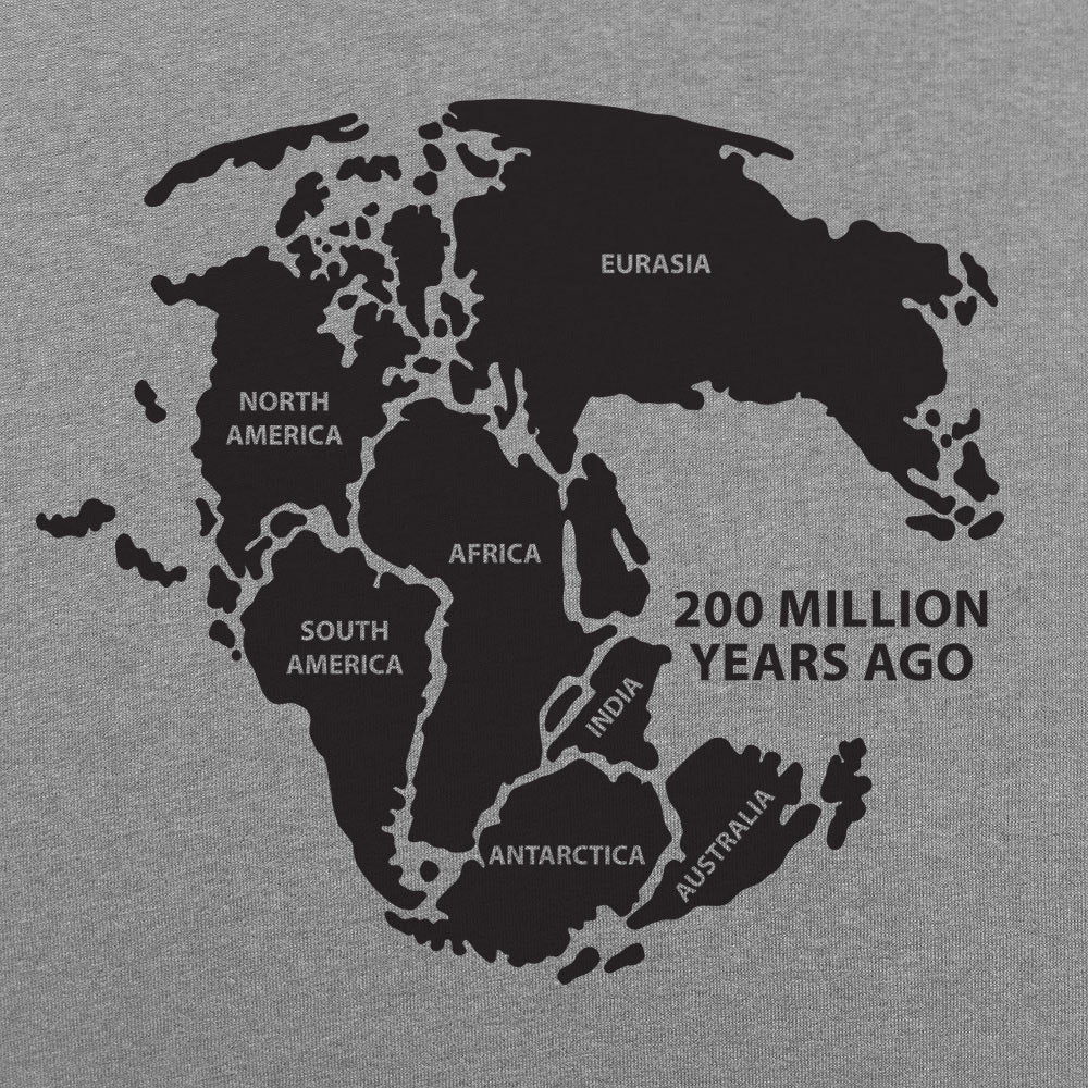 Pangea Supercontinent Map