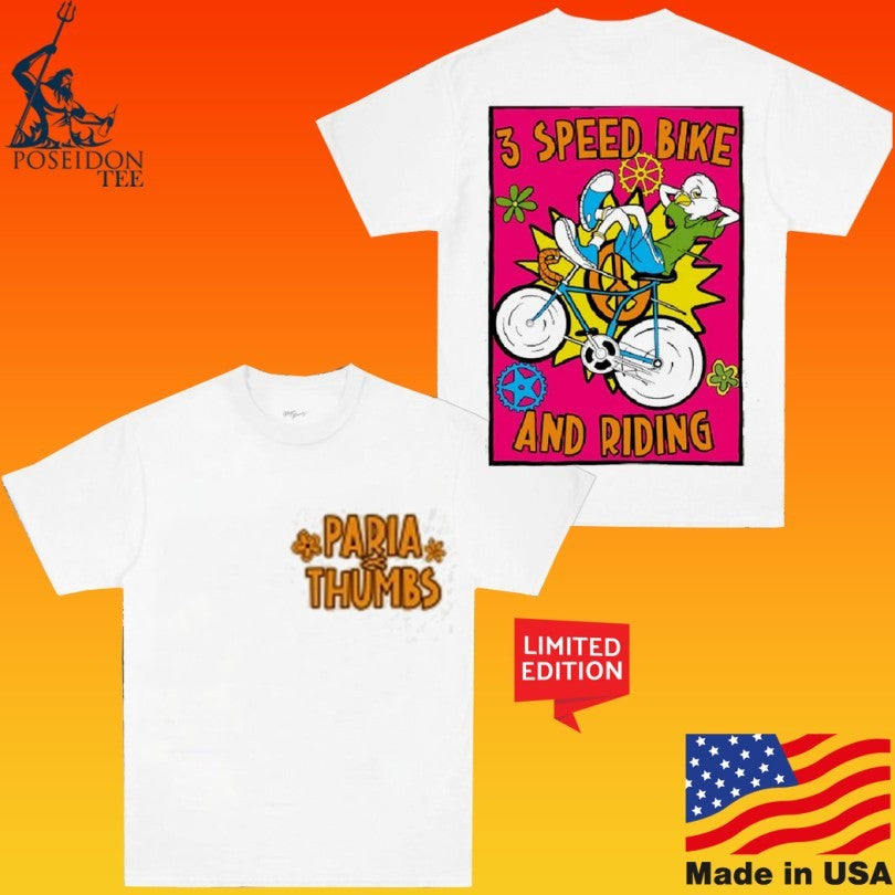 Paria Thumbs 3 Speed Bike & Riding T-shirt