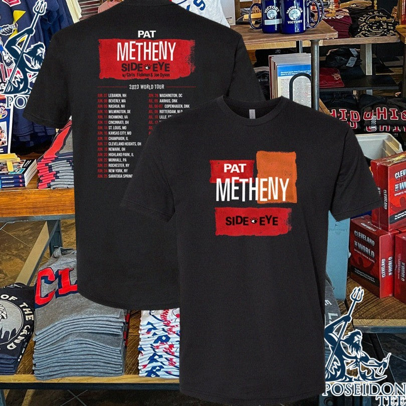 Pat Metheny Side Eye Summer 2023 Tour T-shirt