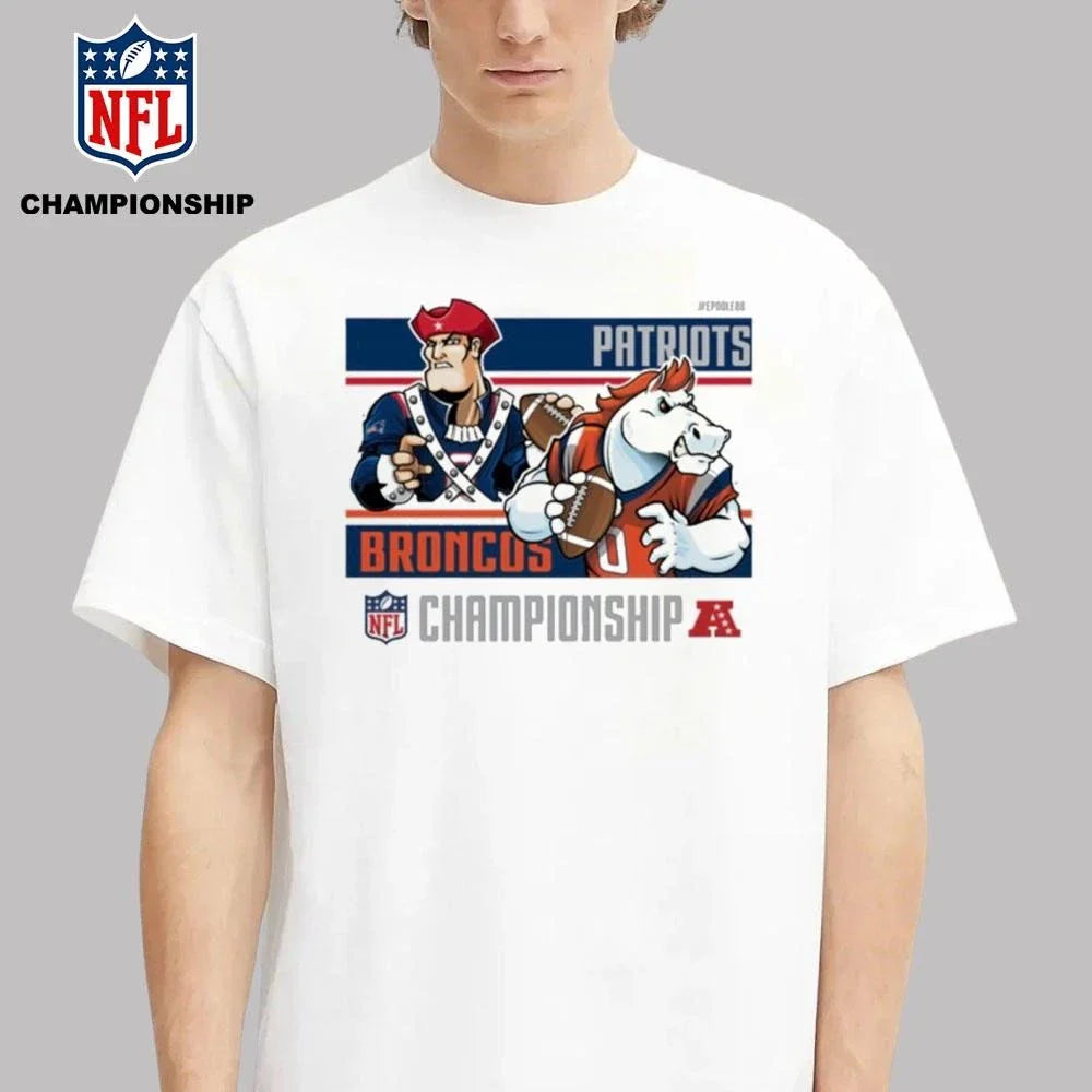 Patriots vs Broncos Conference Championship 2026 Shirt