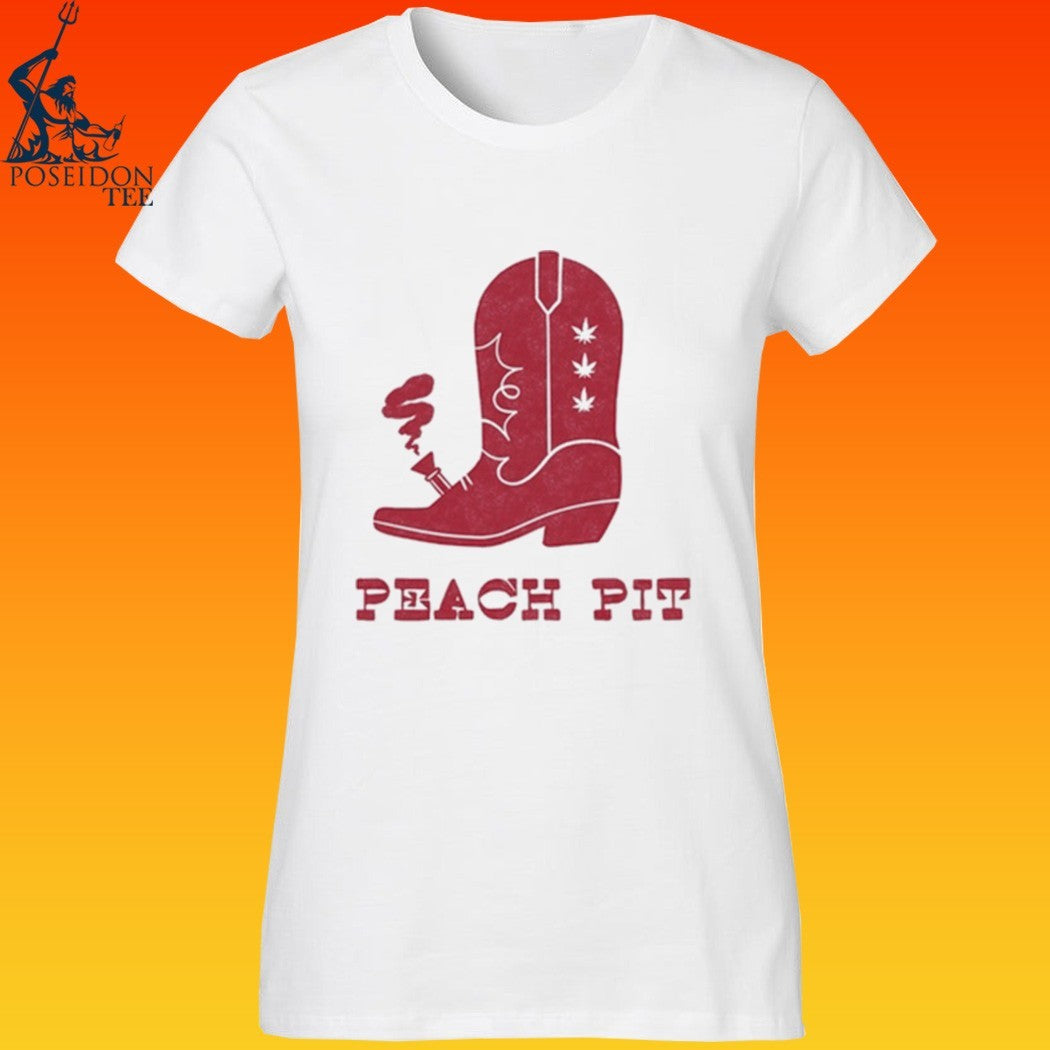 Peach Pit Boot Bong T-shirt