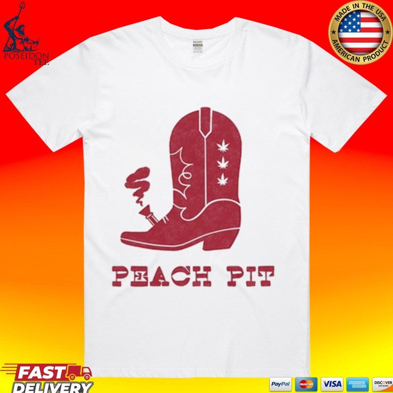 Peach Pit Boot Bong T-shirt