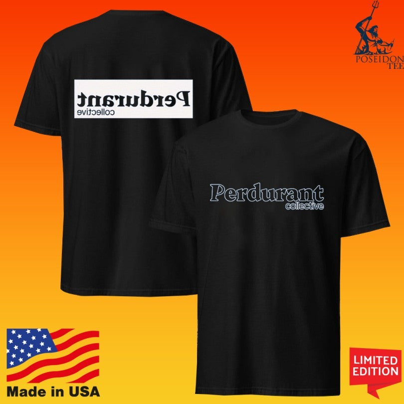 Perdurant Collective Outline Logo T-shirt