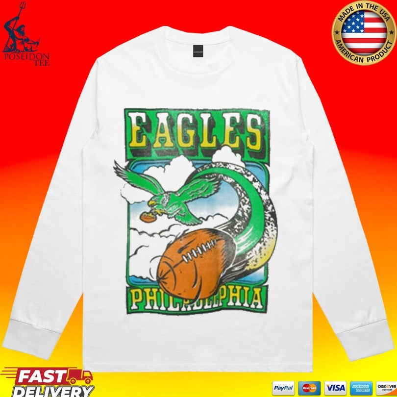 Philadelphia Eagles Sky Vintage T-shirt