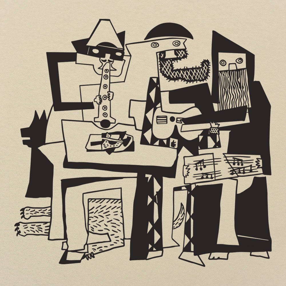Picasso Three Musicians Cubist Painting 1921