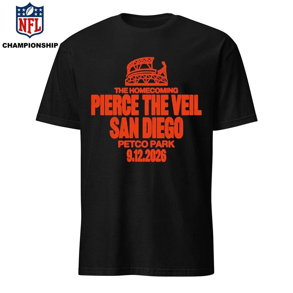 Pierce The Veil Venues Tee The Homecoming In San Diego At Petco Park On September 12 2026 Shirt