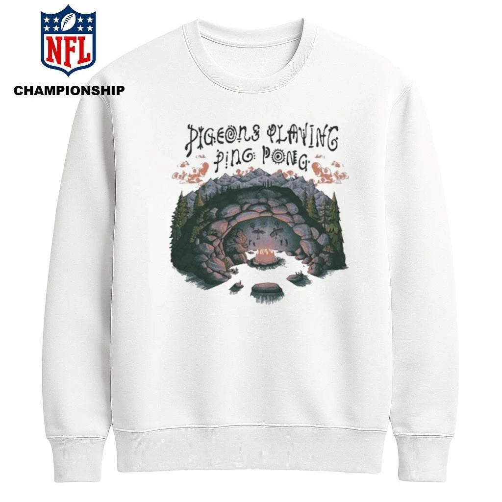 Pigeons Playing Ping Pong X Nature Backs 2026 Shirt