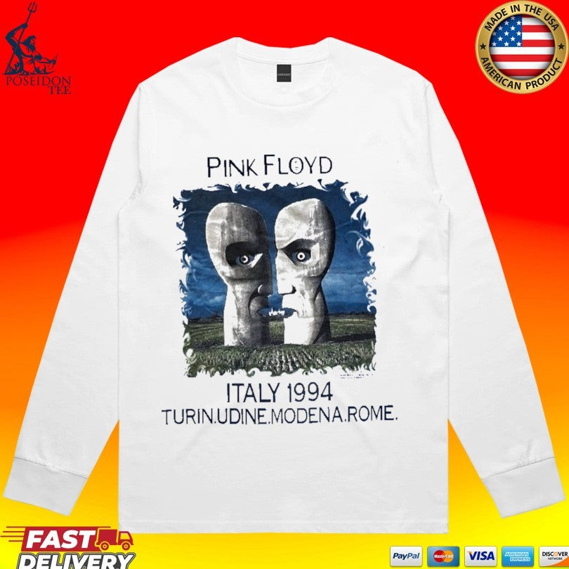Pink Floyd Italy 1994 Turin Udine Modena Rome T-shirt