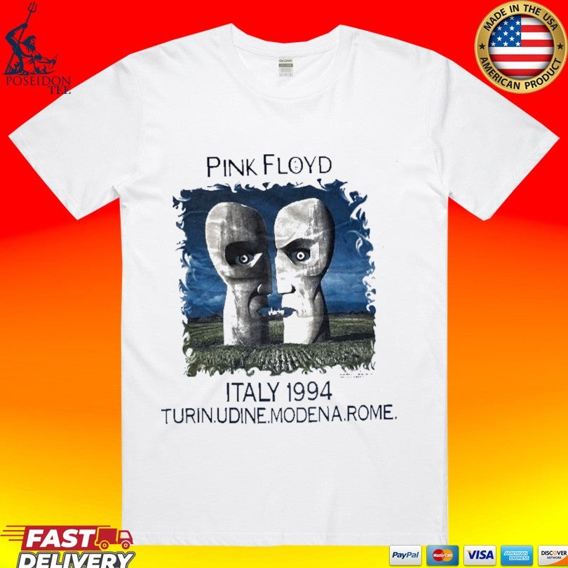Pink Floyd Italy 1994 Turin Udine Modena Rome T-shirt