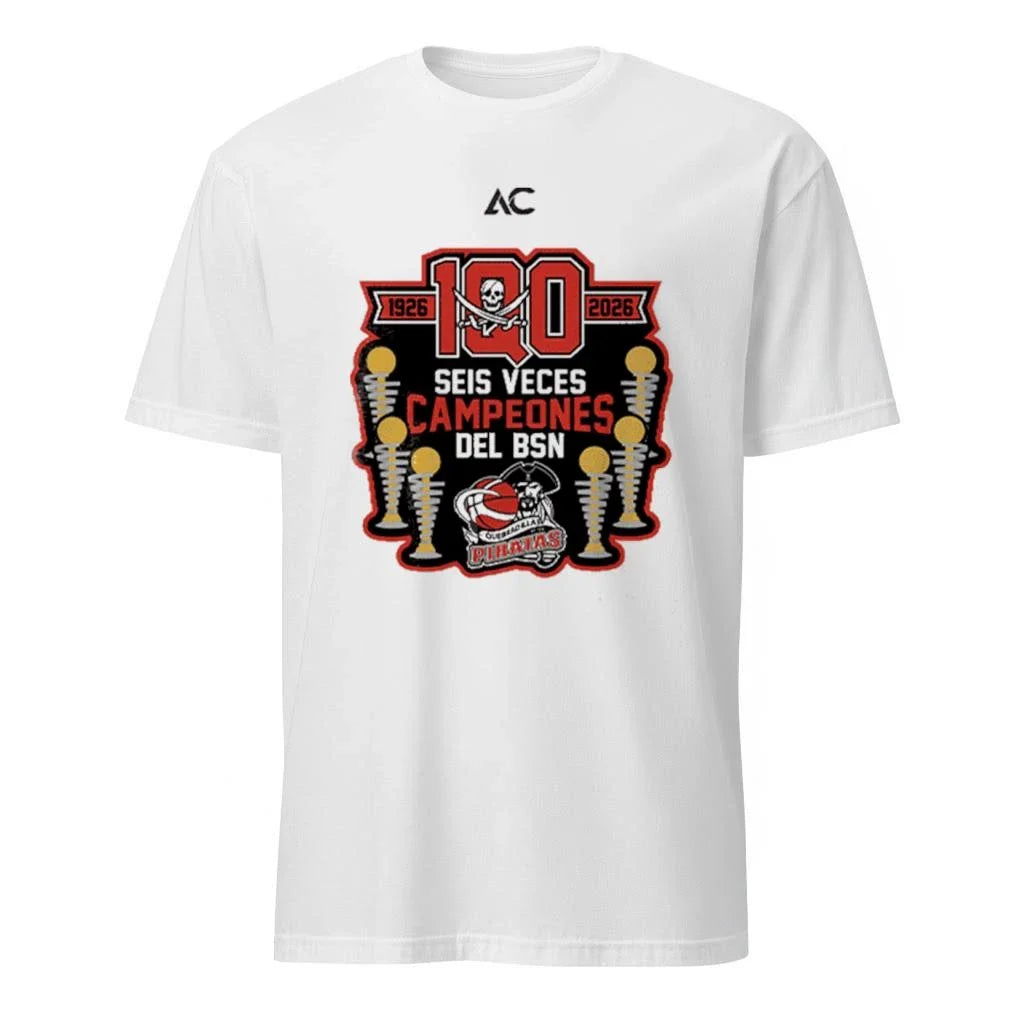 Piratas de Quebradillas BAN 1926-2026 100 Seis Veces Campeones Del Bsn Shirt