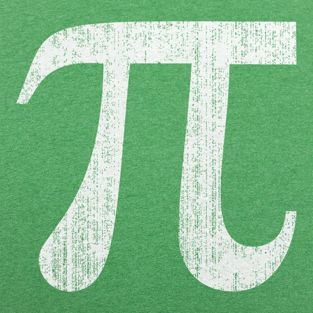 Pi Symbol Distressed Math Design