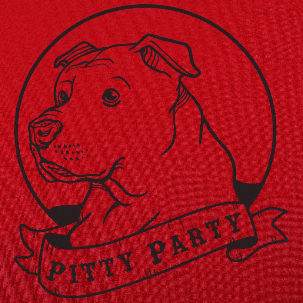 Pitty Party Pit Bull Dog Portrait