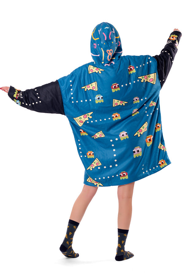 Pizza Hoodie Blanket