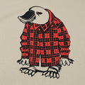 Plaidypus Platypus Wearing Red Plaid Flannel