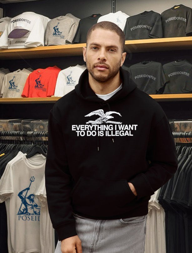 Pleasures Everything I Want To Do Is Illegal T-shirt