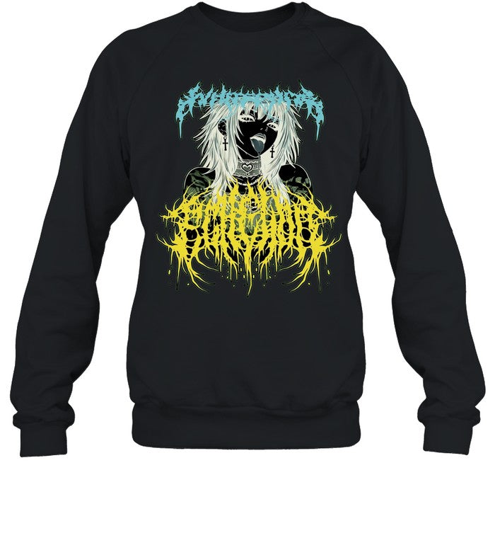Anime Girl Emo Goth Aesthetic Shirt