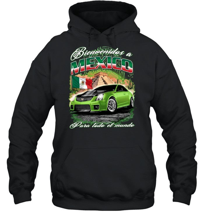 Cadillac CTS V Mexico Bienvenidos a Mexico Para todo el mundo Shirt