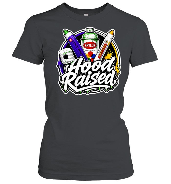 Krylon Hood Raised Solid Marker spray paint can art shirt
