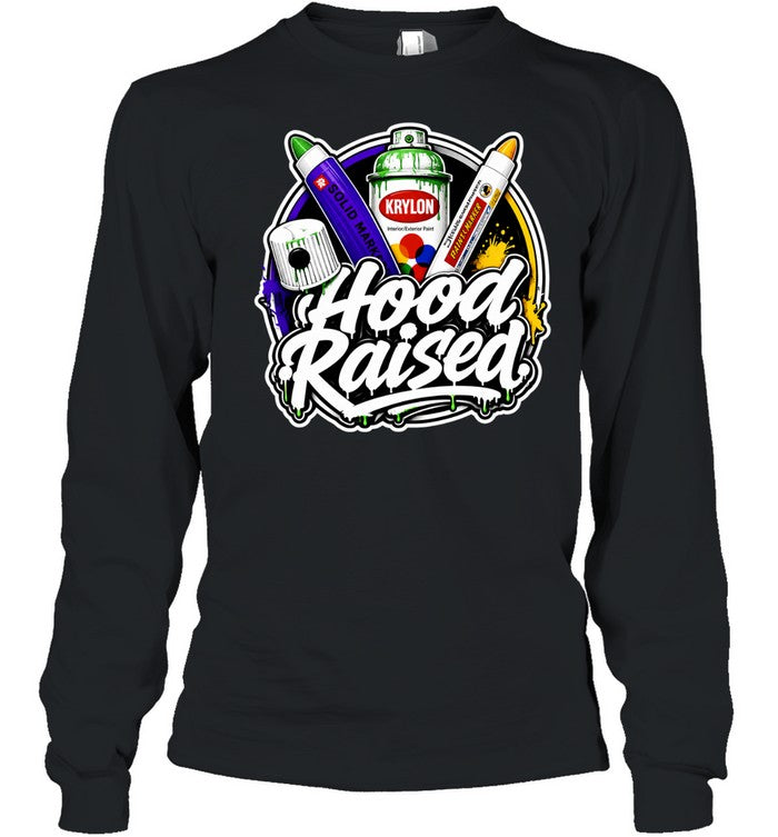 Krylon Hood Raised Solid Marker spray paint can art shirt