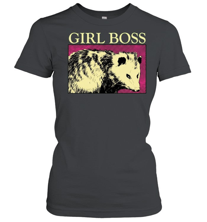 Opossum animal girl boss Shirt