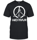 Peace symbol woman silhouette and no war Shirt