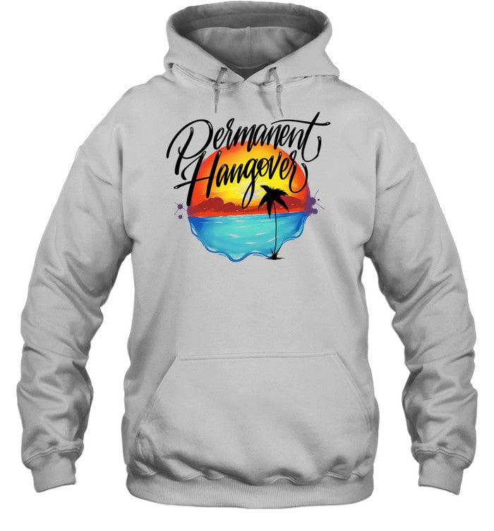 Permanent Hangover Sunset Palm airbrush 90s bootleg Shirt