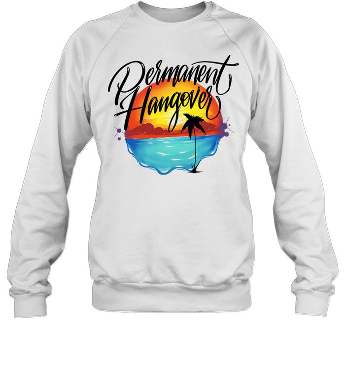 Permanent Hangover Sunset Palm airbrush 90s bootleg Shirt