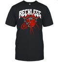 Reckless spider web heart symbol logo Shirt