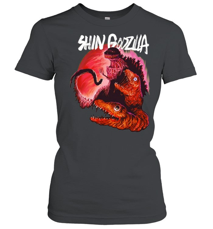 Shin Godzilla Evolution A god incarnate Horror Shirt