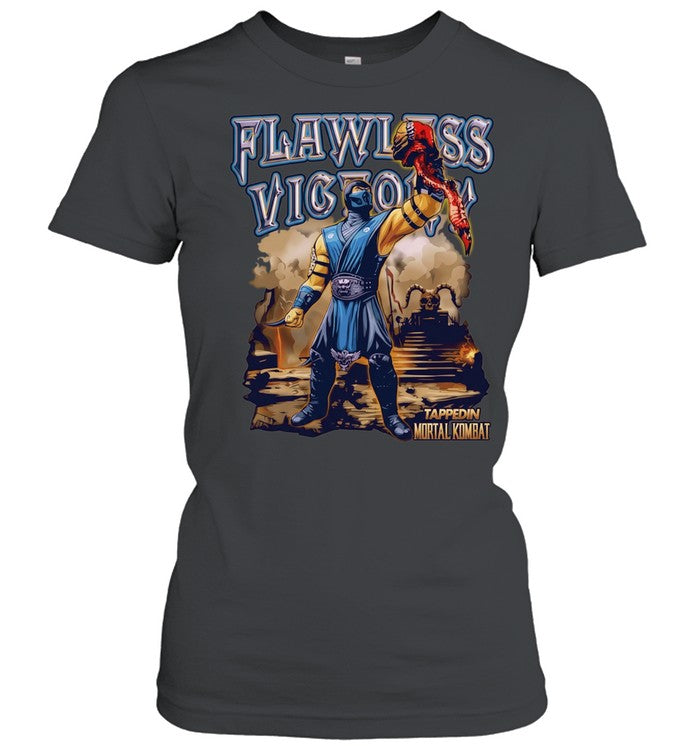 Subzero Mortal Kombat Flawless Victory Tappedin Mortal Kombat Shirt