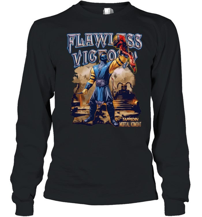 Subzero Mortal Kombat Flawless Victory Tappedin Mortal Kombat Shirt