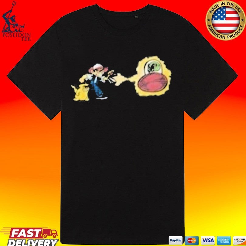 Pokemon Pikachu And Ash Parody T-shirt