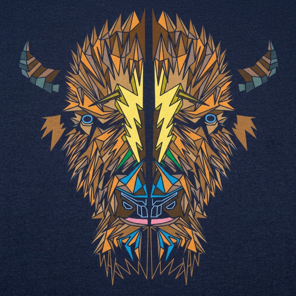 Polygon Bison Full Color