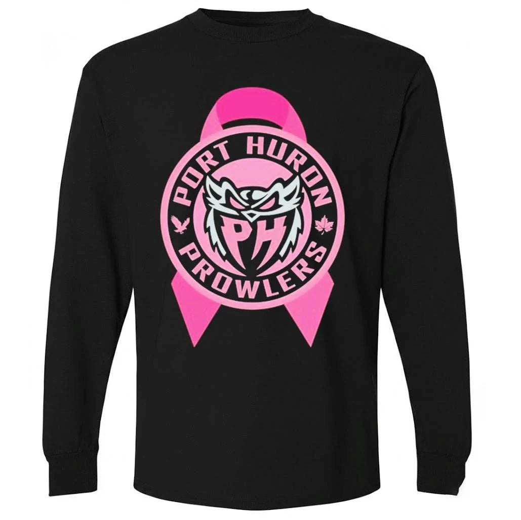 Port Huron Prowlers 2026 Pink The Rink Night Celebrating Shirt