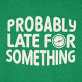 Probably Late for Something Clock Design