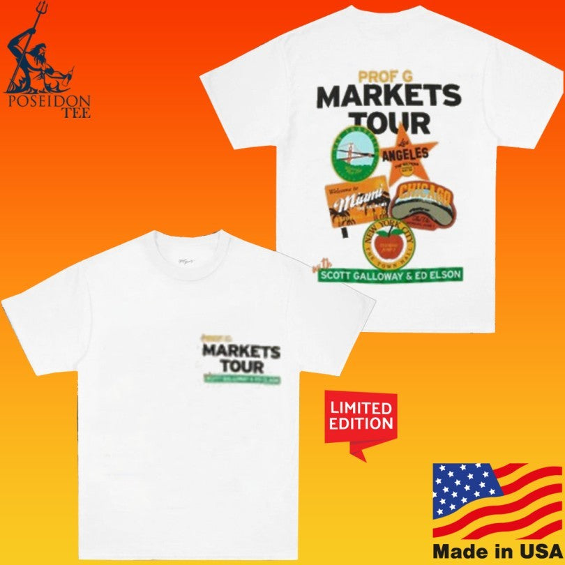 Prof G Markets Tour Scott Galloway & Ed Elson T-shirt
