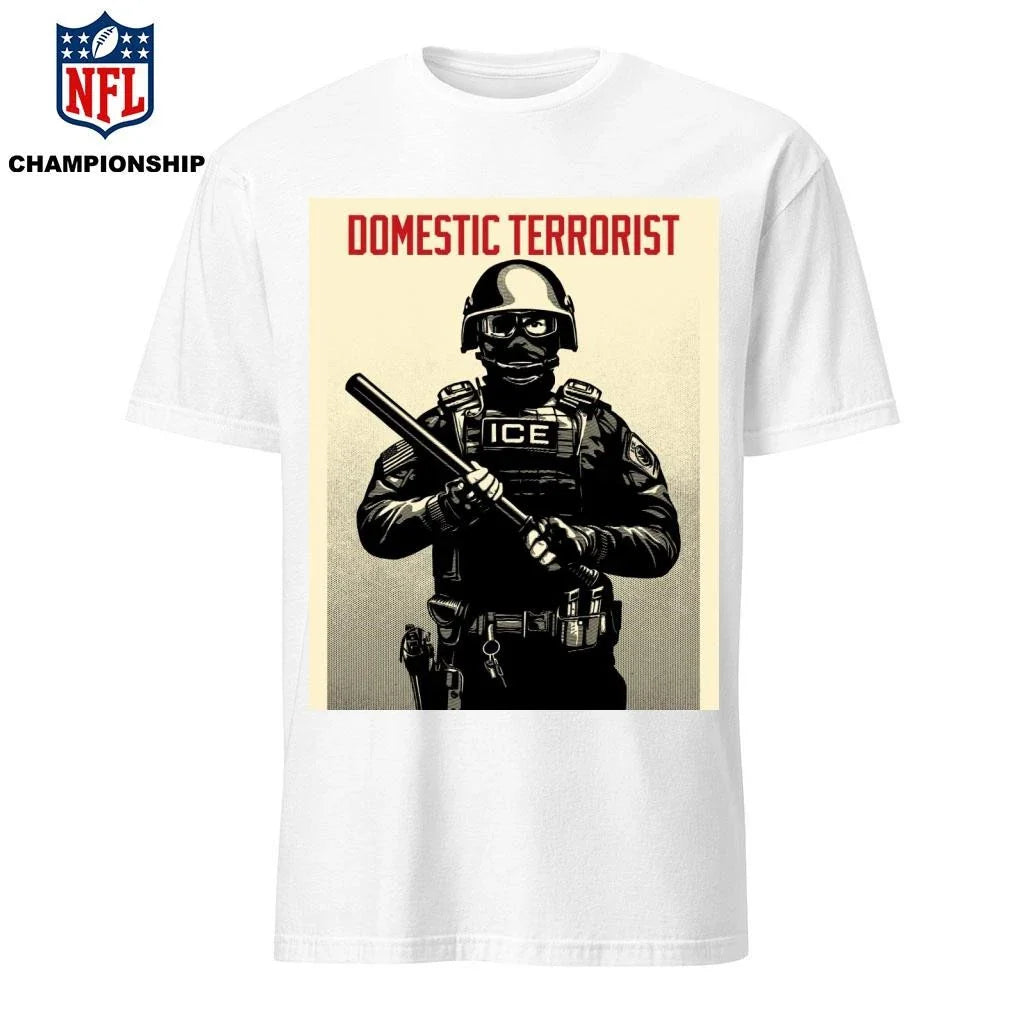 Projection Mirror Domestic Terrorist ICE Shirt