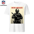 Projection Mirror With Intent to Massacre ICE Shirt