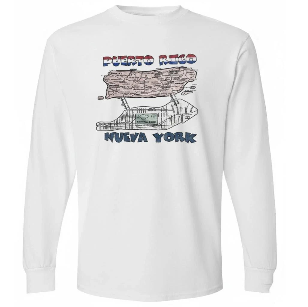 Puerto Rico Nueva York Map 2026 Shirt