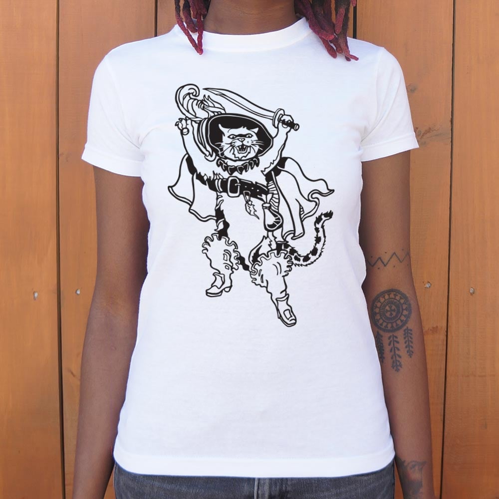 Puss In Boots Swashbuckling Cat with Sword and Cape
