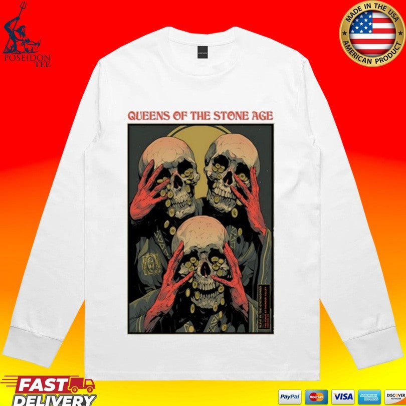 Queens Of The Stone Age Lincoln Ca 5 1 2026 T-shirt