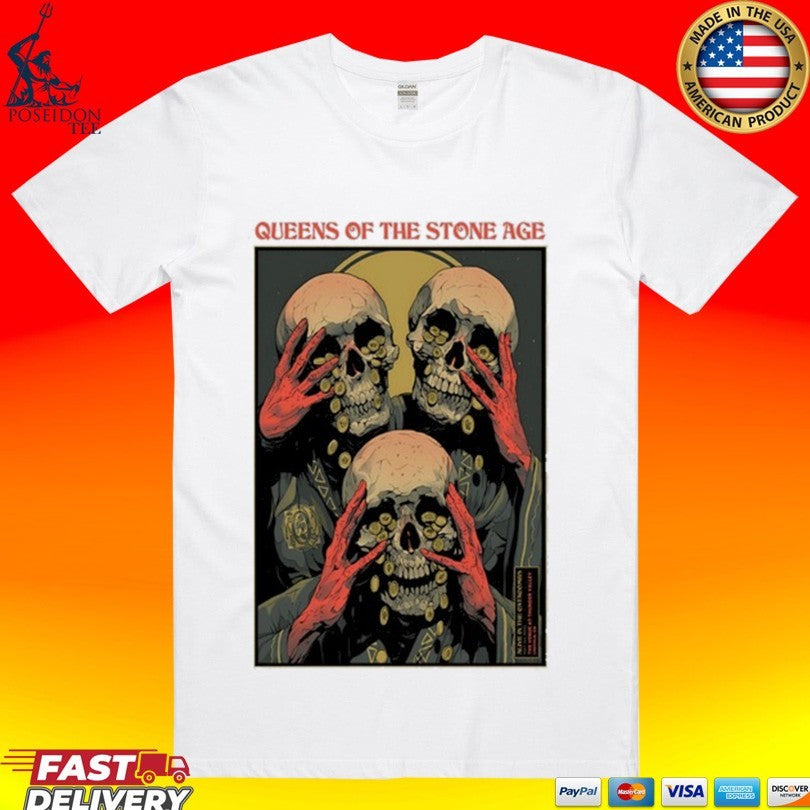 Queens Of The Stone Age Lincoln Ca 5 1 2026 T-shirt
